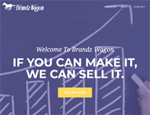 Tablet Screenshot of brandzwagon.com